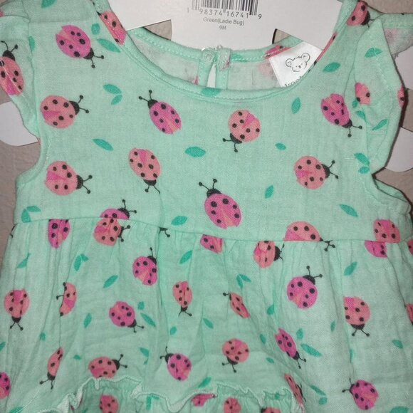 Koala Kids Baby Girls Size 9 Months 2 Pack Dress & Diaper Cover Set NWT - Picture 5 of 5